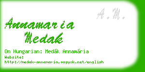 annamaria medak business card